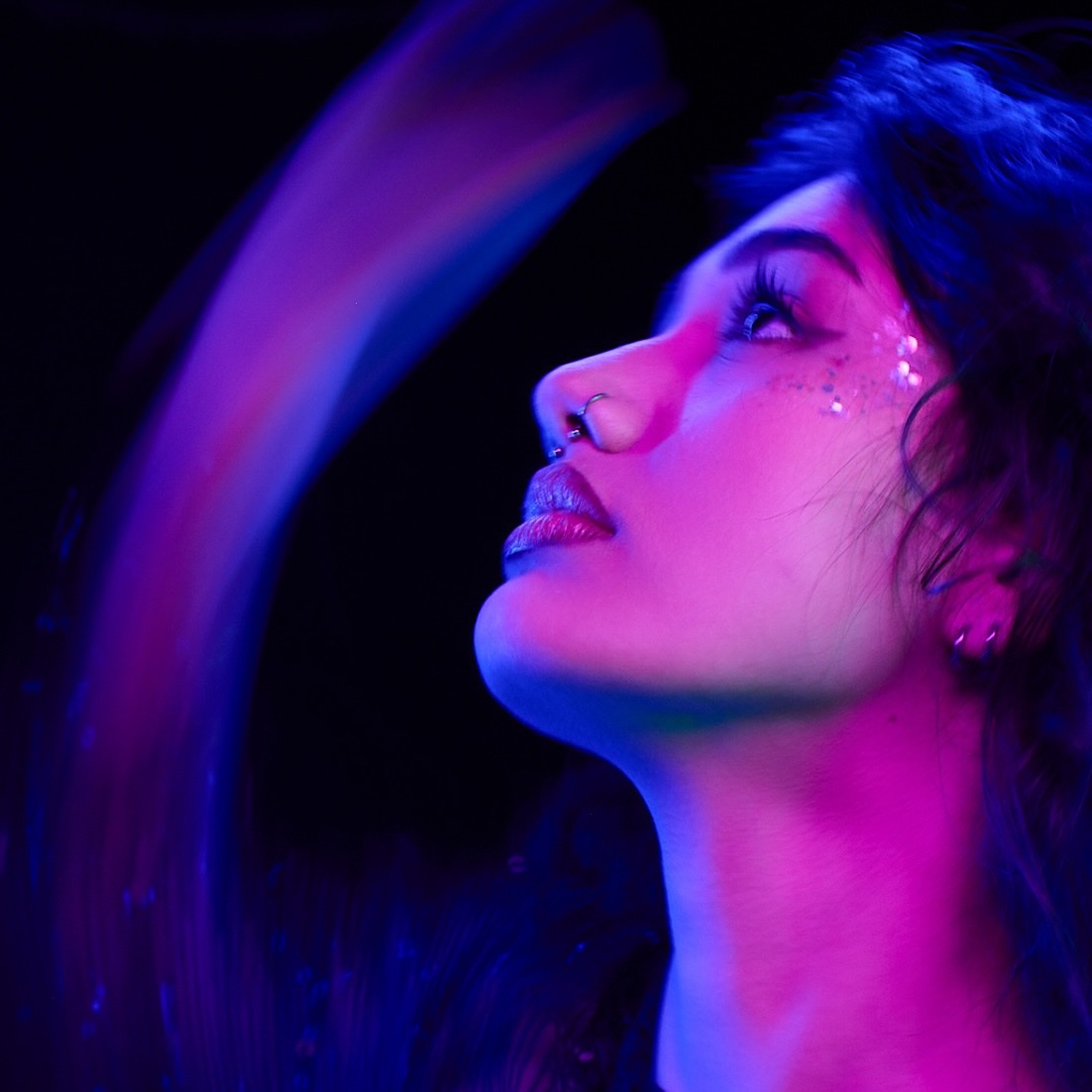 Lit portrait from a Scottish Opera film