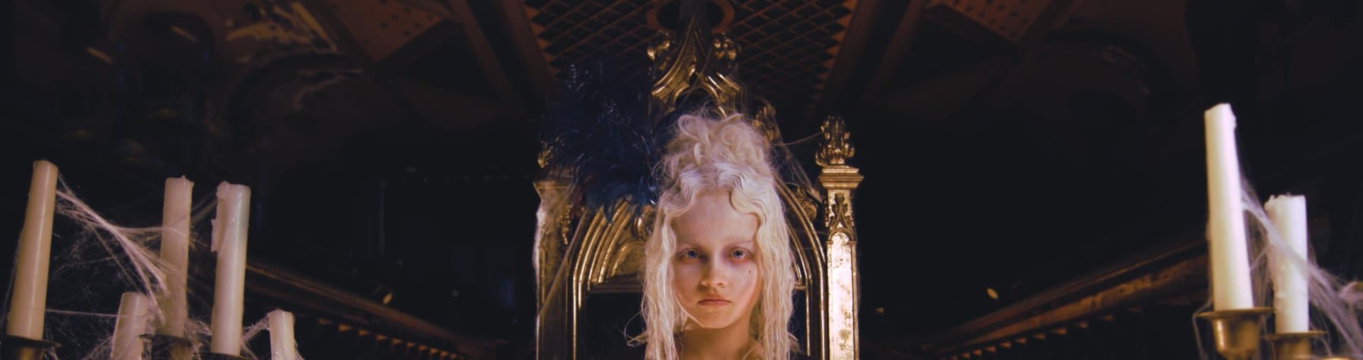 Turandot for Scottish Opera — the princess on her throne, from the campaign film